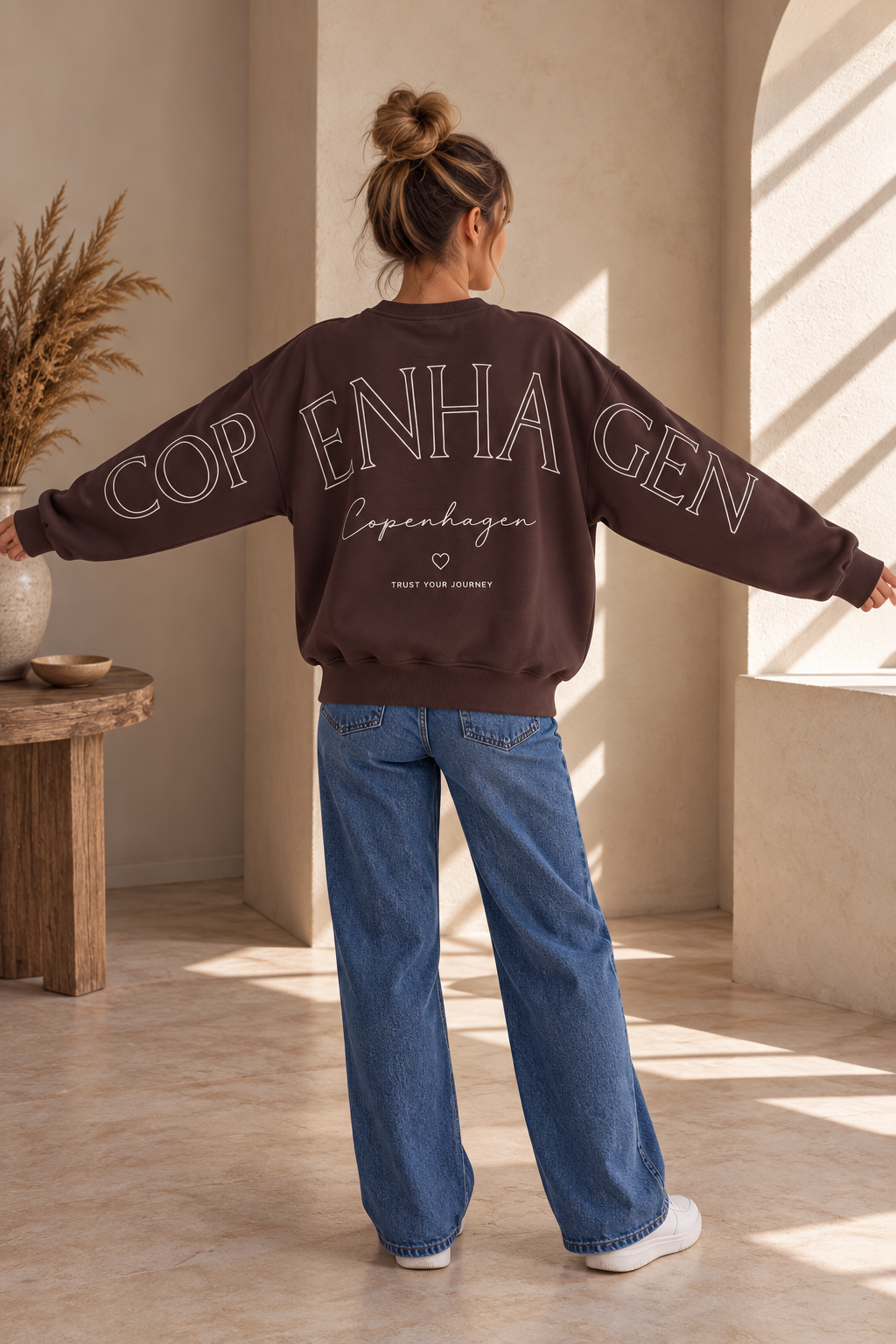 Sweatshirt Copenhagen I NO. SW0016 I lässiger Oversize-Look I Made in Italy 34-42/44