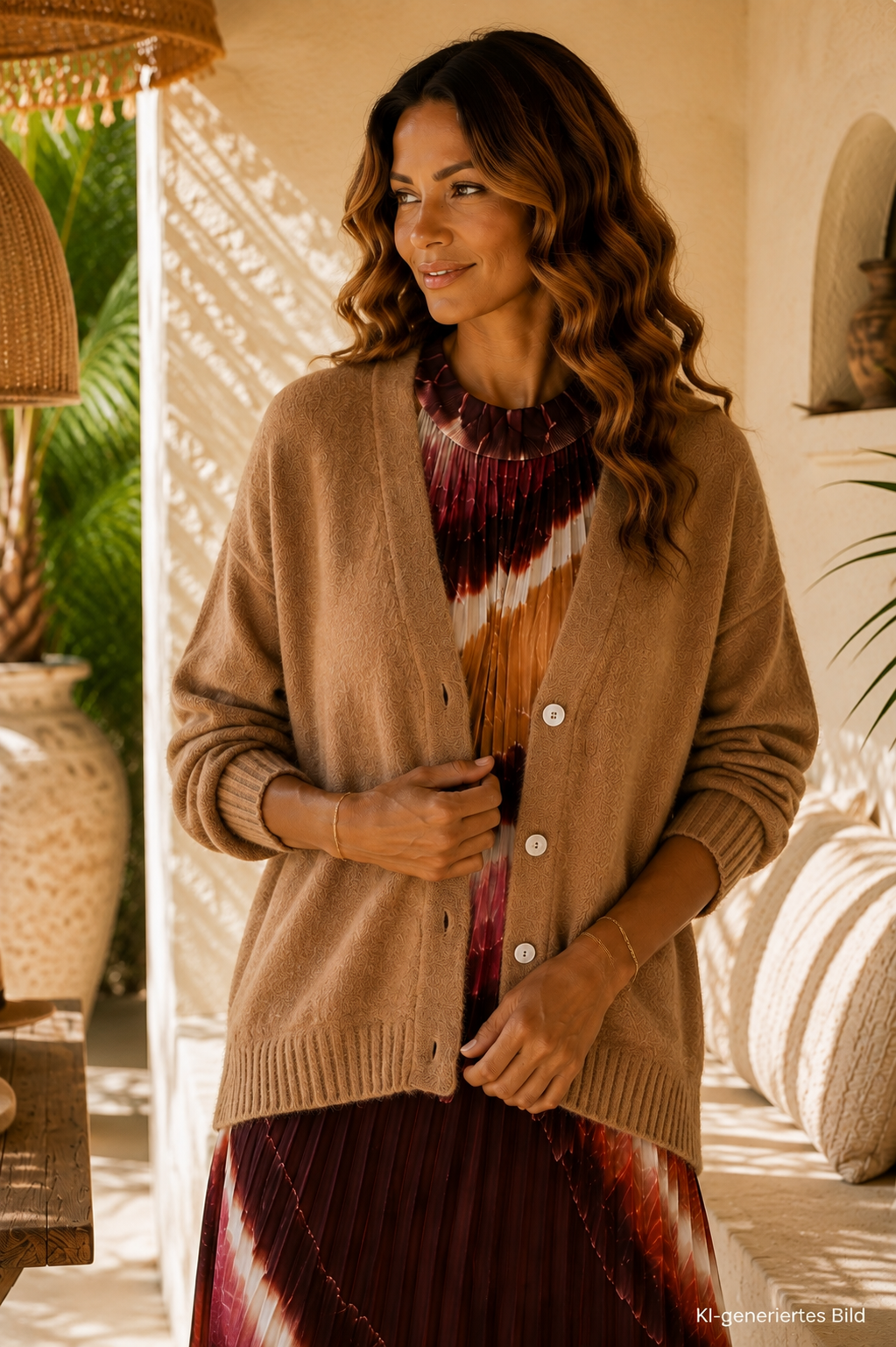 EDLER STRICK CARDIGAN OSLO Alpaka Strickjacke Made in Italy 34-42