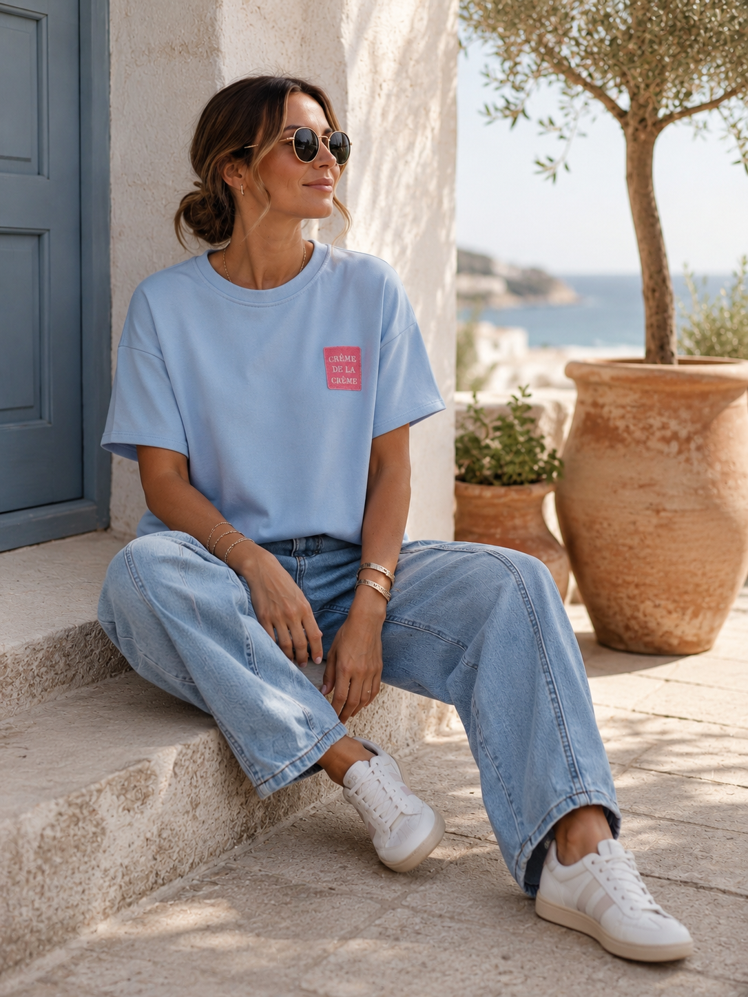 T-Shirt-Sweater Marielle Creme de la Creme Made in Italy 34-40/42