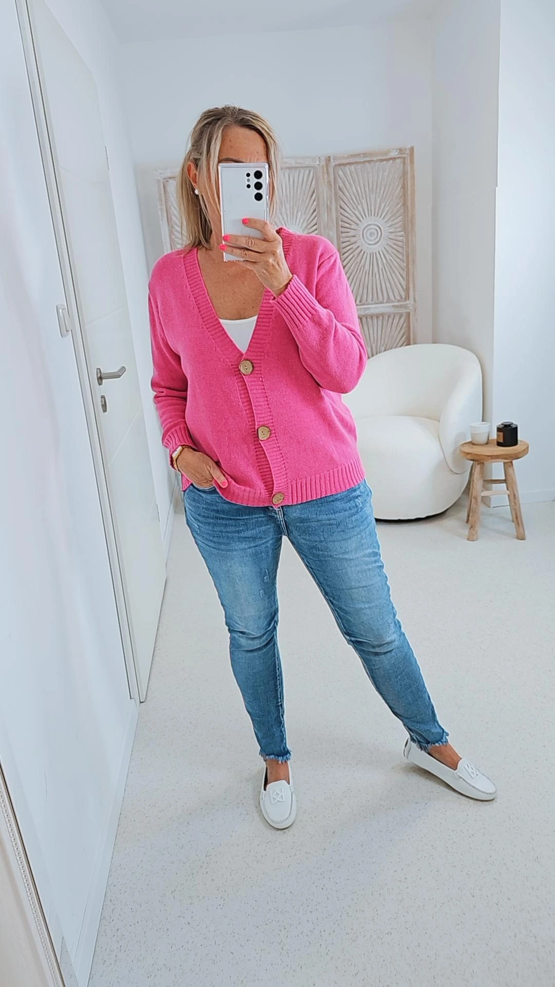 STRICKJACKE LOLLY 34 - 42 Made in Italy Cashmere Cardigan