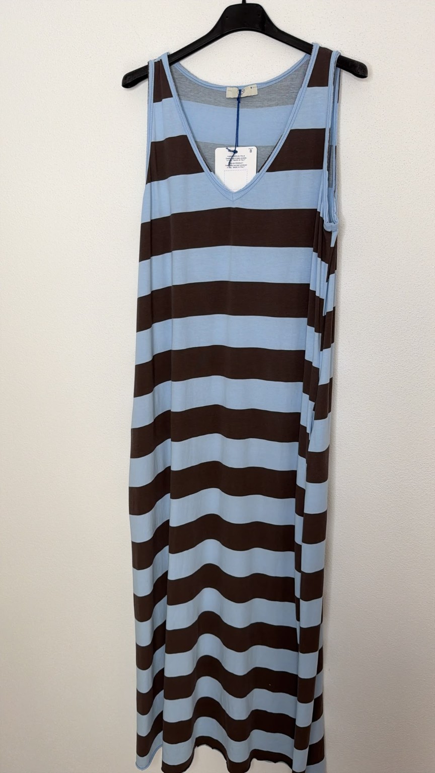 Kleid Palmera Blockstreifen Made in Italy 34-40