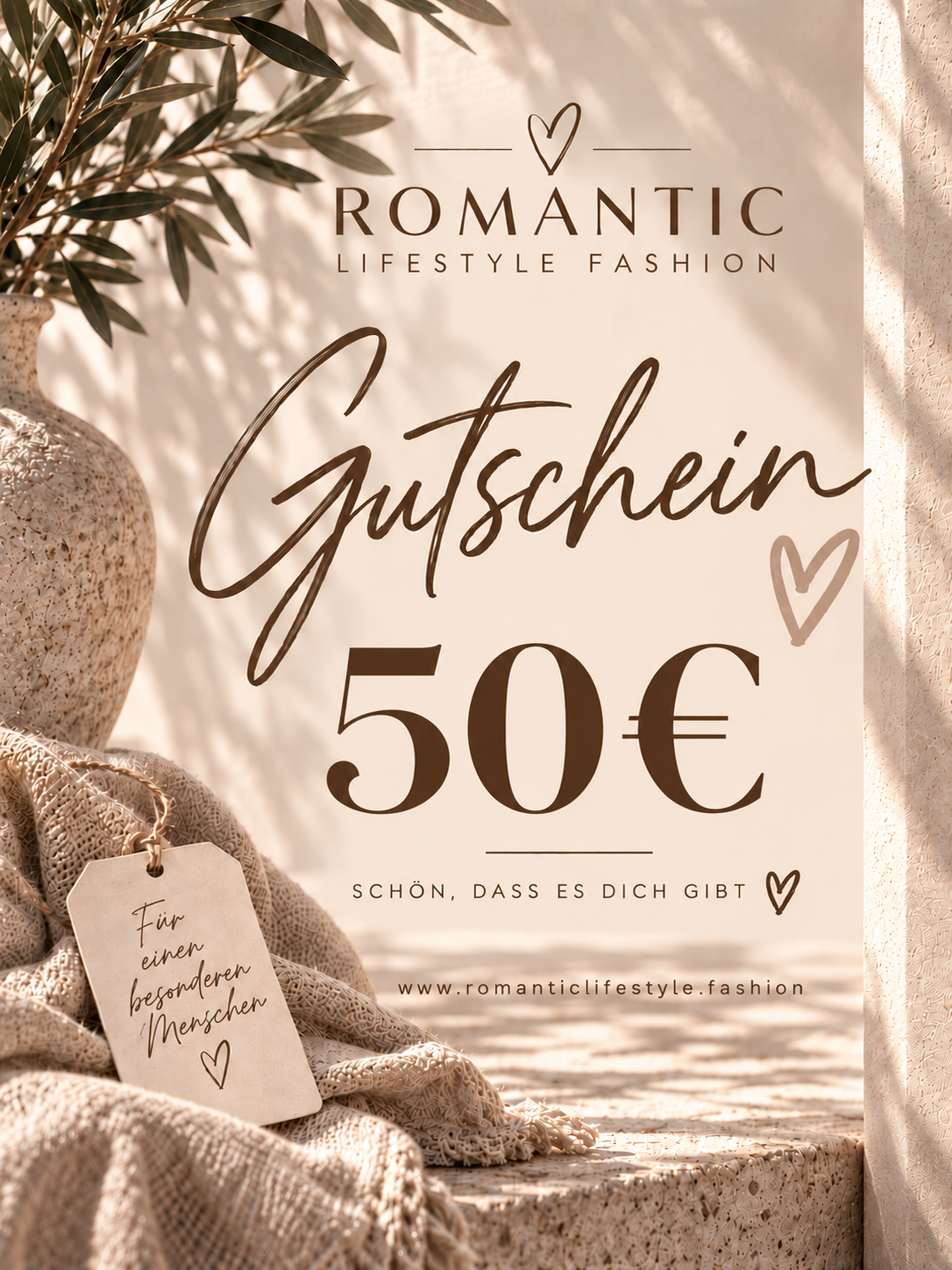 GESCHENKGUTSCHEIN 50€