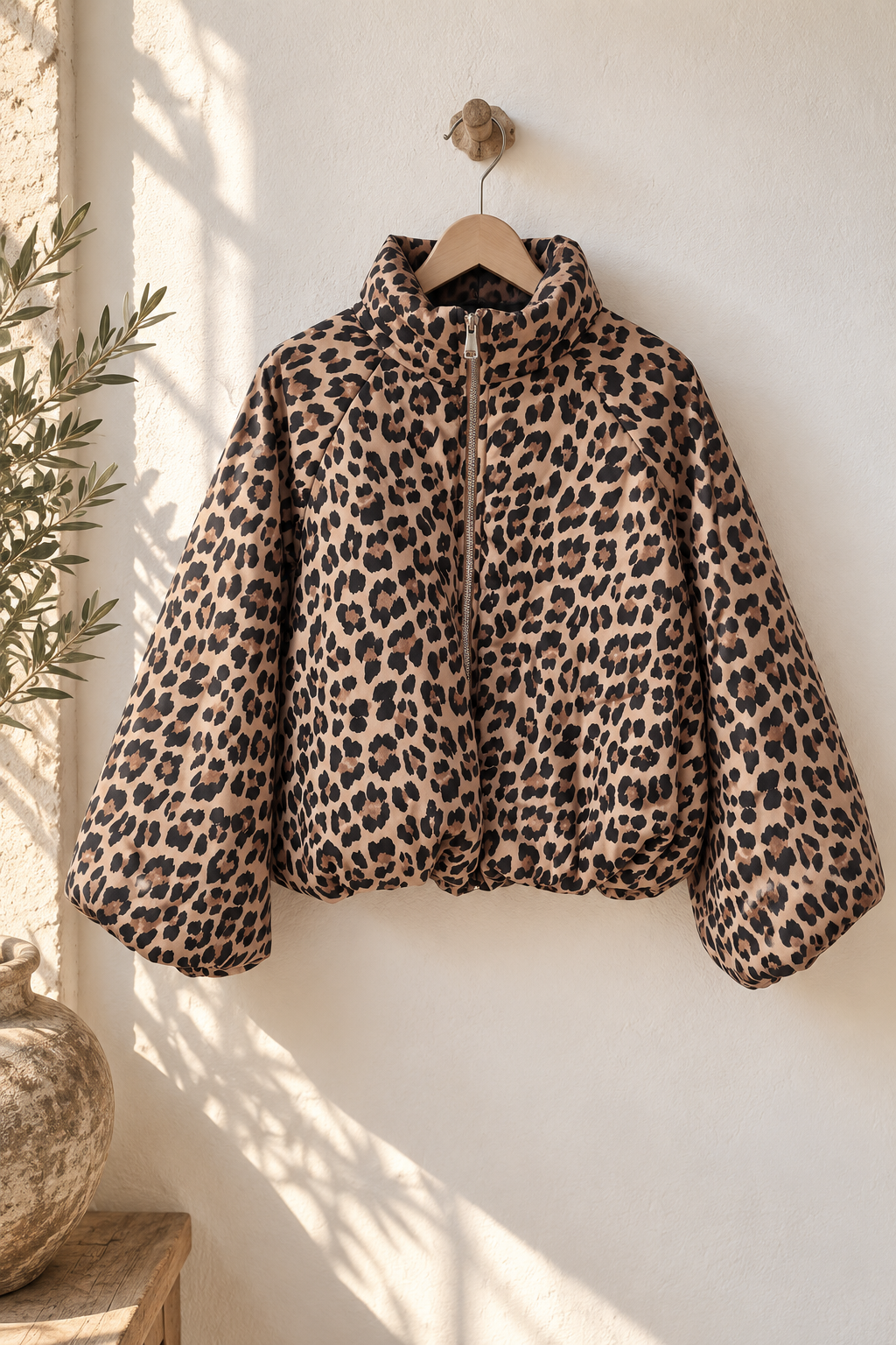 Jacke Puffy Monika LEO – lässiger Allrounder für die Übergangszeit Made in Italy 34-42