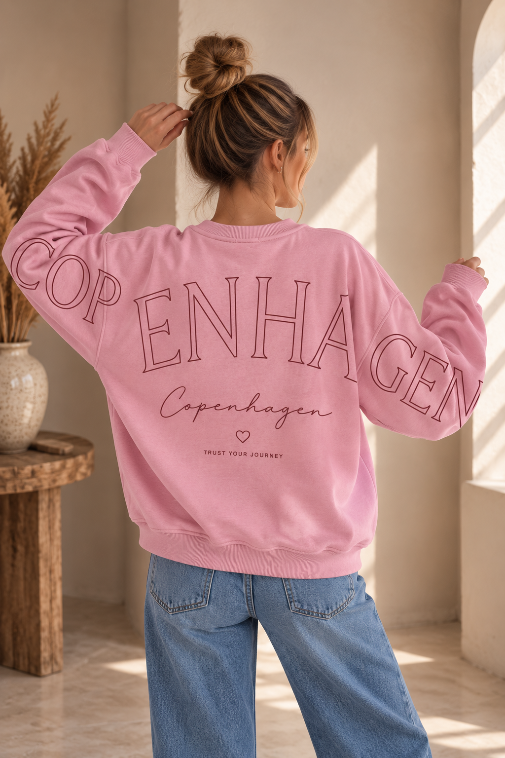 Sweatshirt Copenhagen I NO. SW0016 I lässiger Oversize-Look I Made in Italy 34-42/44