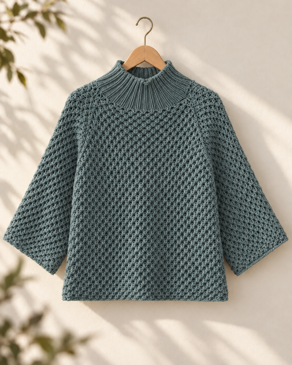 Strickpullover mit Stehkragen I SP0153 I 34-40/42 I Made in Italy