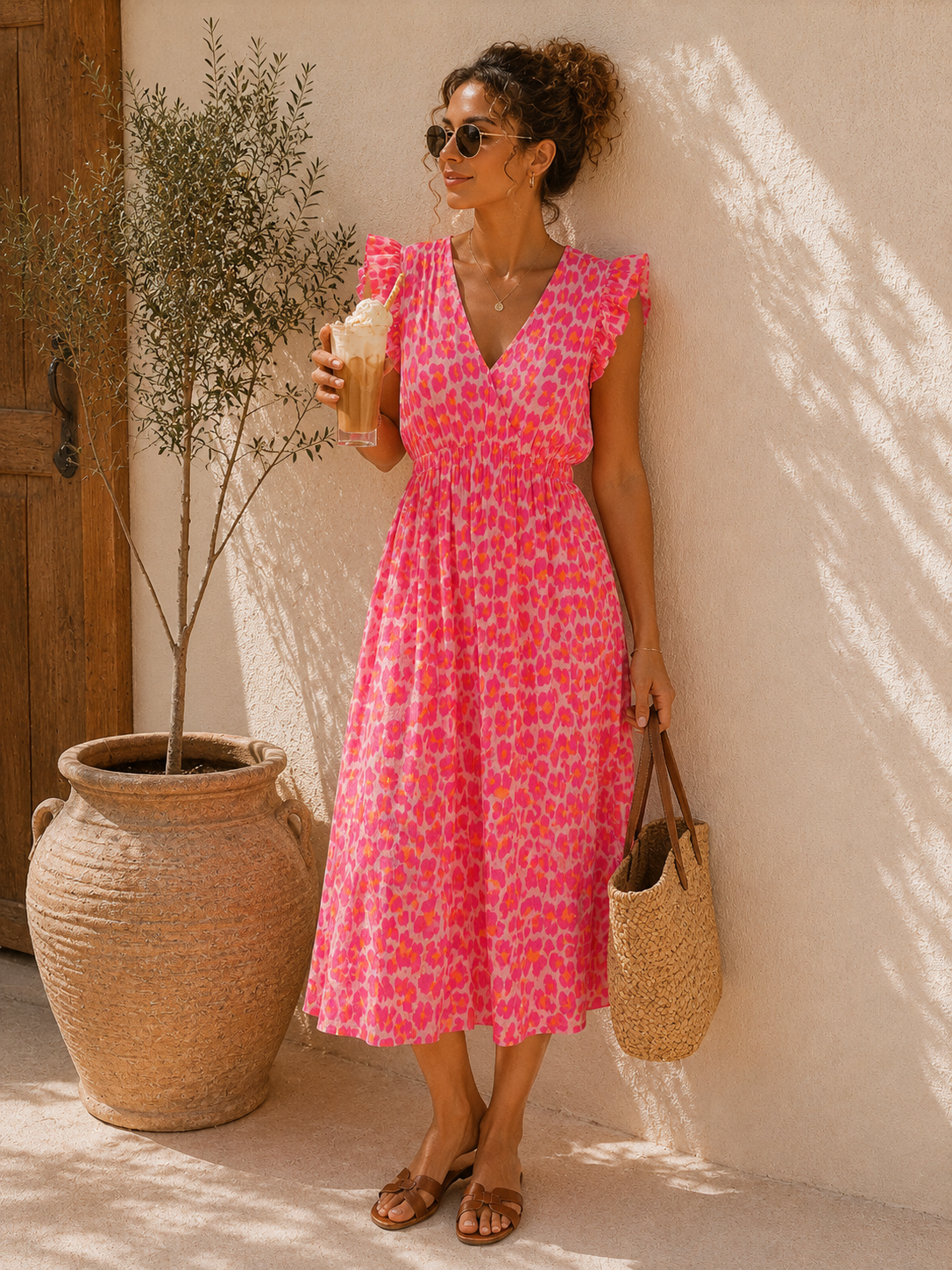 Kleid Arusha – Musselinkleid mit Boho-Charme  – Made in Italy |  tragbar bis Größe 42/44