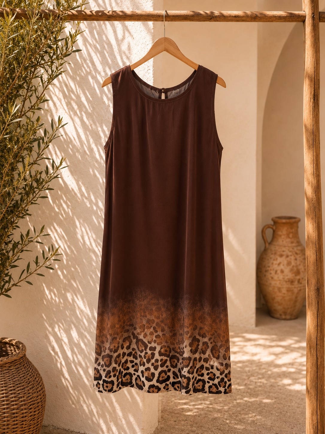 🐆 Kleid Sahara Safari – Made in Italy – Afrikanische Vibes treffen italienischen Chic 🌴Made in Italy 34-42