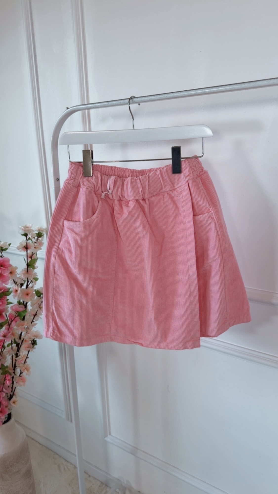 KURZER CORD HOSENROCK HARLEY 34-40 Made in Italy Rock aus Cord