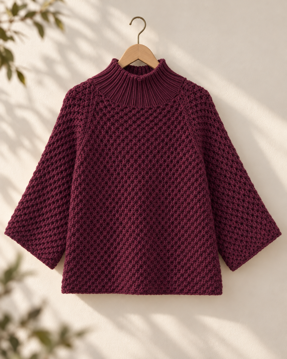 Strickpullover mit Stehkragen I SP0153 I 34-40/42 I Made in Italy