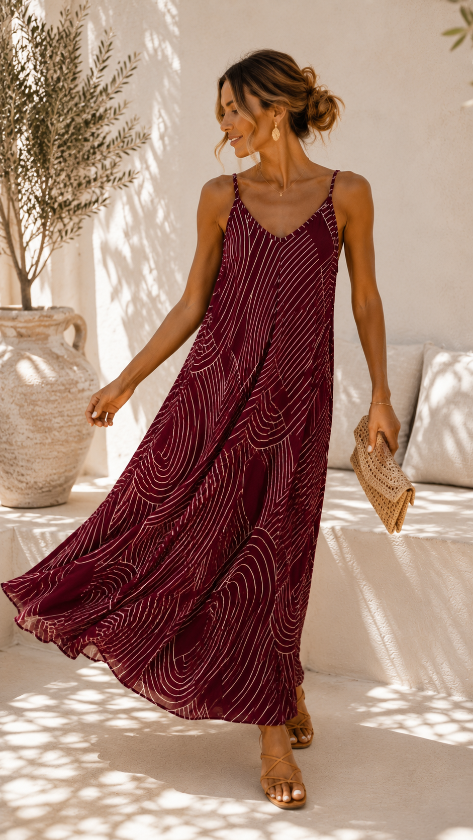 Kleid Mariella – Exklusiver Seiden-Look mit besonderem Design Made in Italy Gr 34-42/44