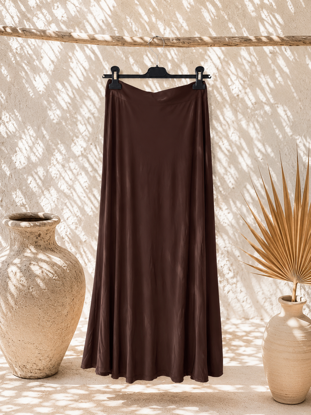 Maxirock Luciana – Fließende Eleganz aus Kofferware Made in Italy Gr 34 - 42