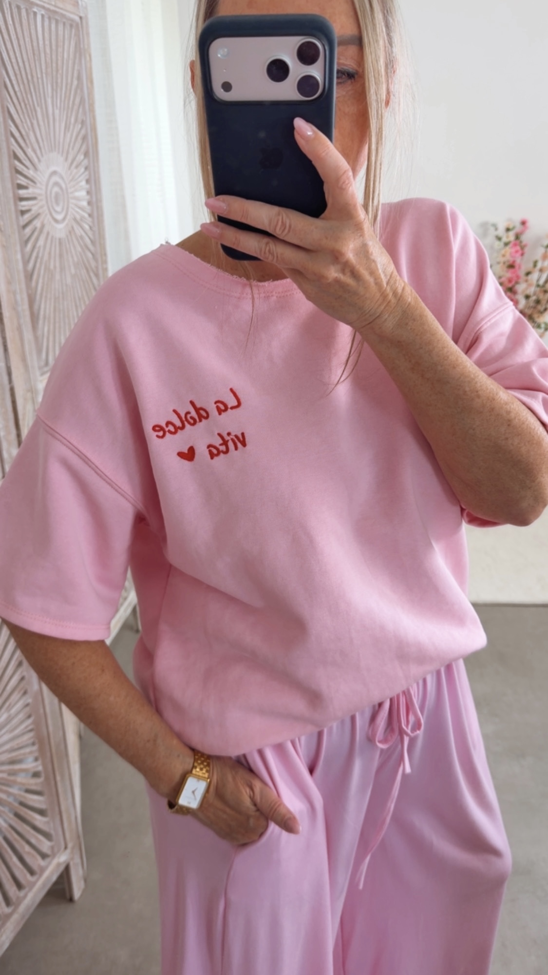 💖✨👚 T-Shirt La Dolce Vita Calista Made in Italy 34-40/42