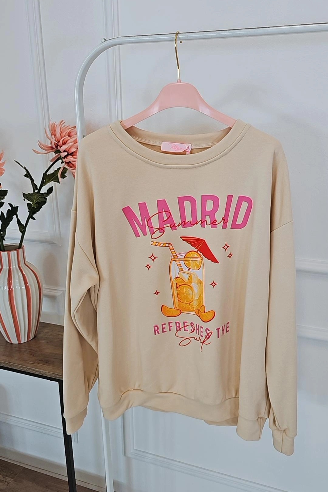 OVERSIZE SWEATER ARVID MADRID SUMMER Made in Italy 34-40/42