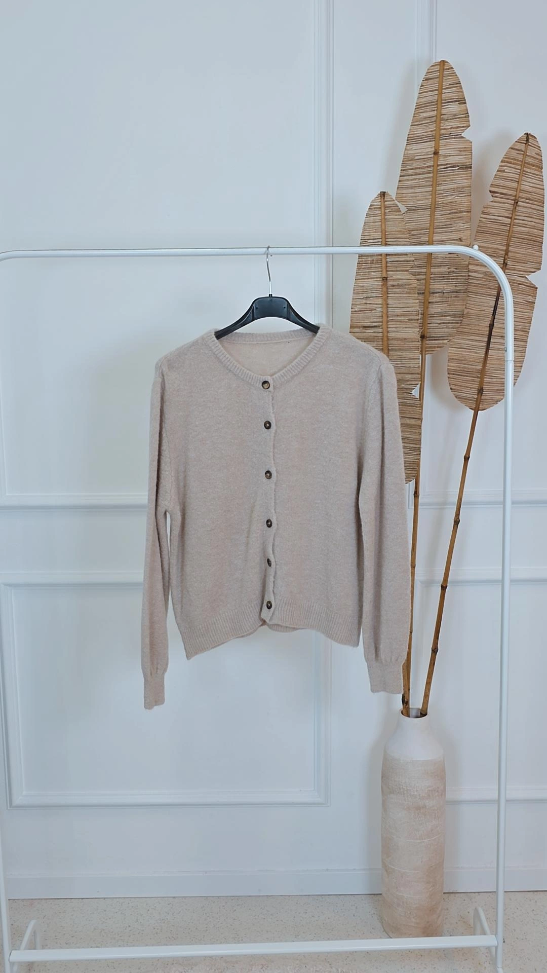EDLER STRICKCARDIGAN XENIA Alpaka Made in Italy Größe 34 - kleine 42