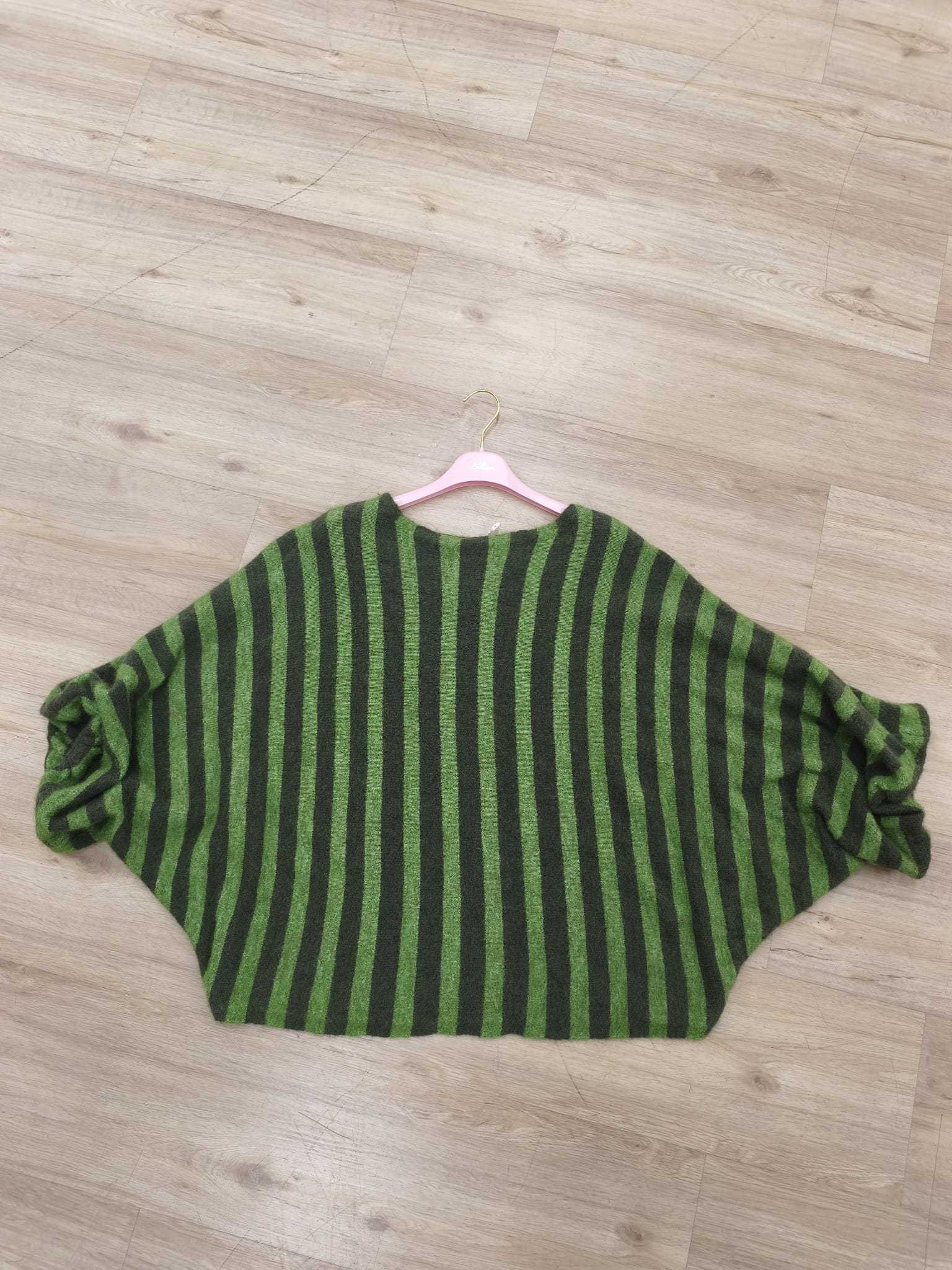 H00119 Oversize Fledermaus-Strickpullover mit Alpaka I 34-46/48 I Made in Italy