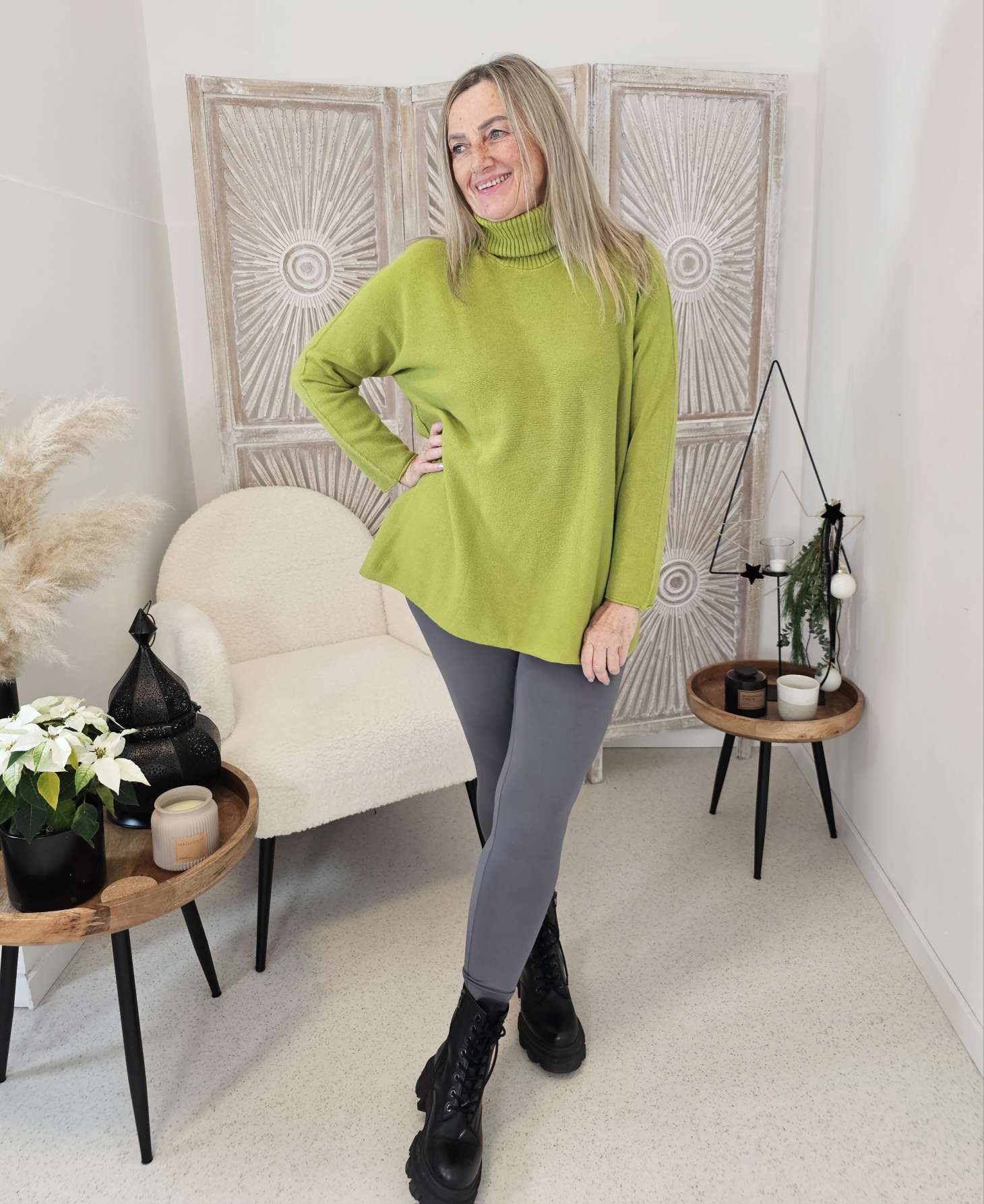LIGHT KNIT ROLLKRAGEN ROSI Made in Italy 34 - 42 Pullover Turtleneck Sweater LIGHT KNIT ROLLKRAGEN ROSI Made in Italy 34 - 42 Pullover Turtleneck Sweater