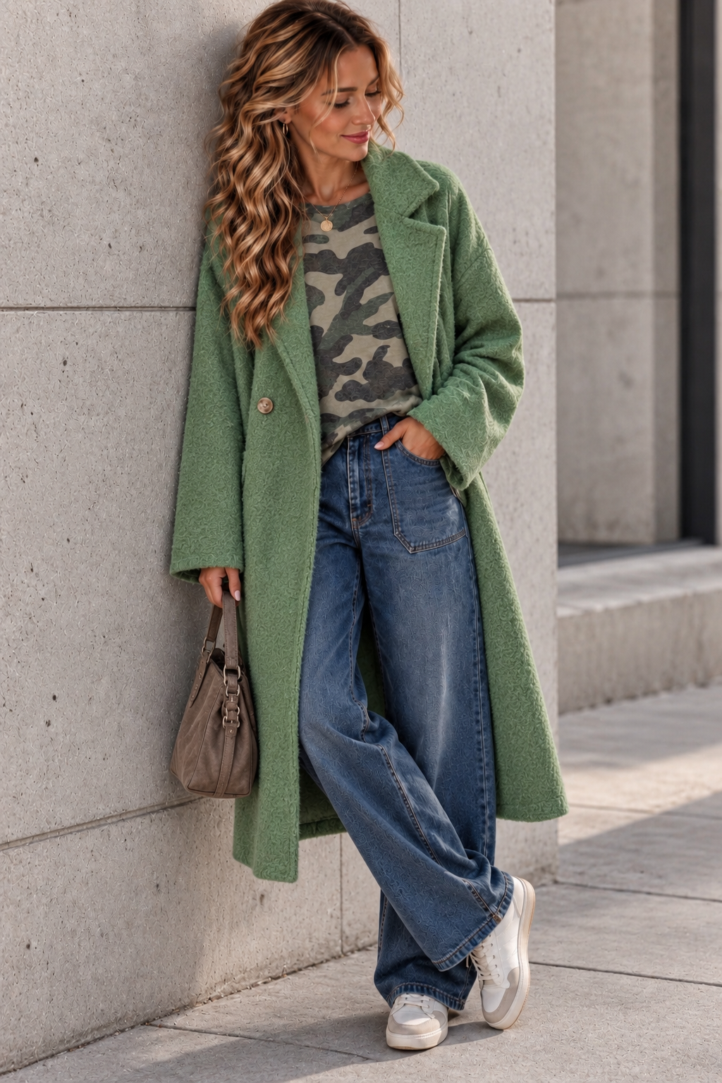 TREND MANTEL ELVIRA 36 - 42 Trench Coat Made in Italy