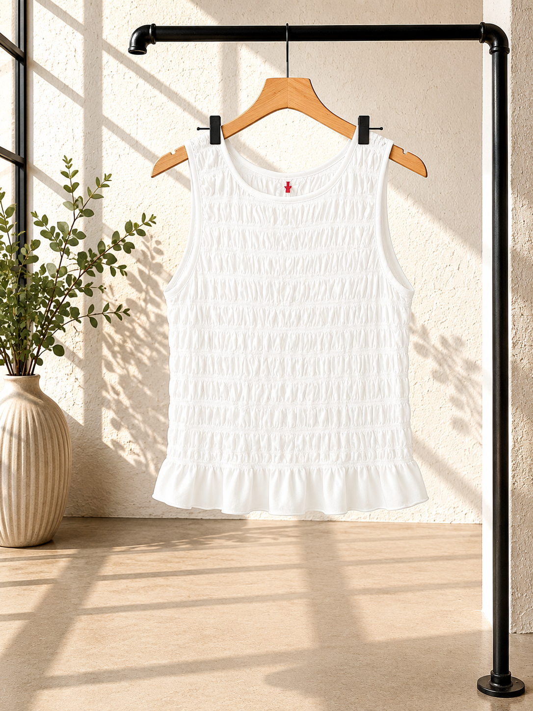 Top Palmina Uni Rünschenstruktur Made in Italy 34-40