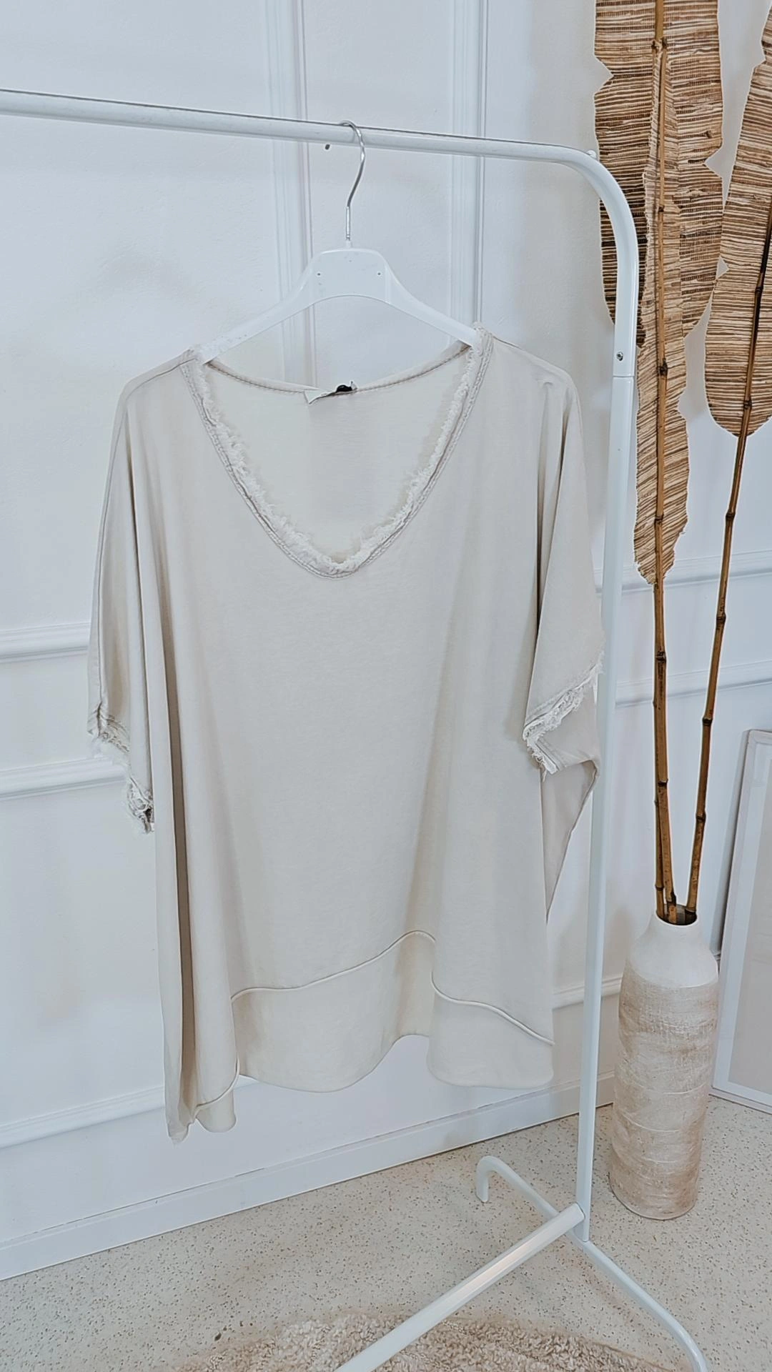 BASIC SHIRT MARTHA STONEWASHED VOKUHILA Made in Italy 34-44/46