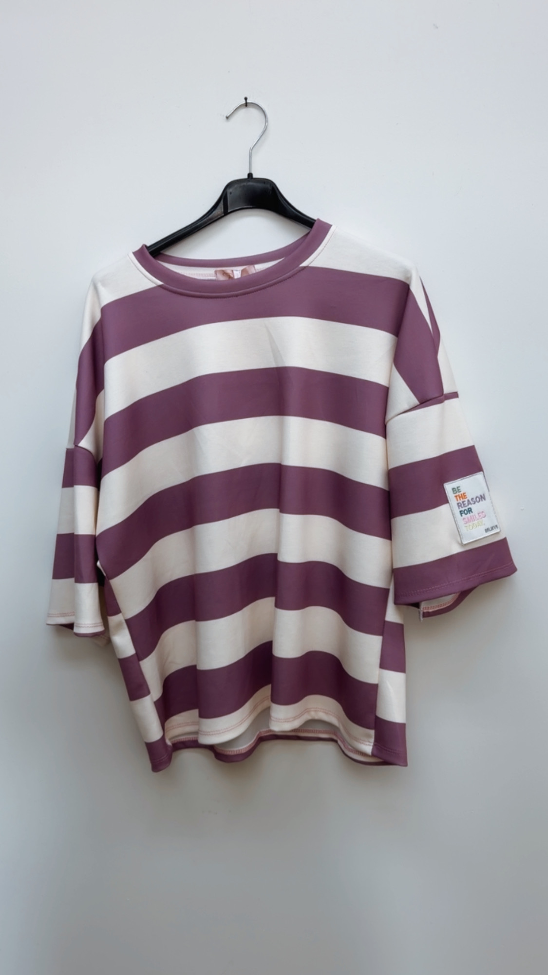 Buttersoft-Shirt „Jule“ Made in Italy passt bis Gr. 44 Streifen