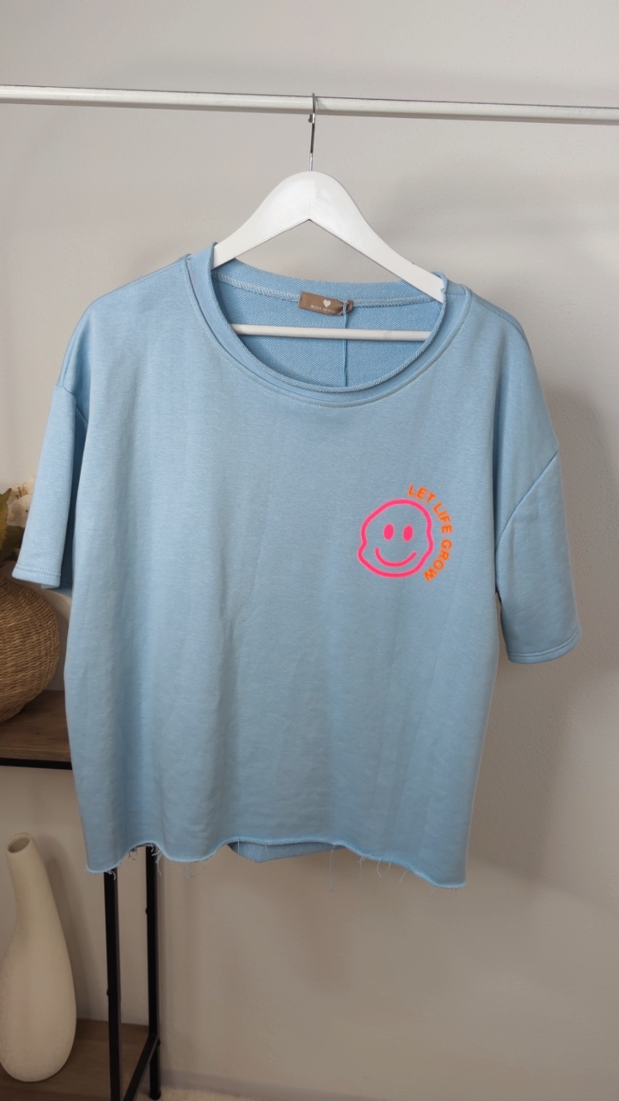 T-Shirt Sweater Malou Uni Smile Italienstyle 34-42/44
