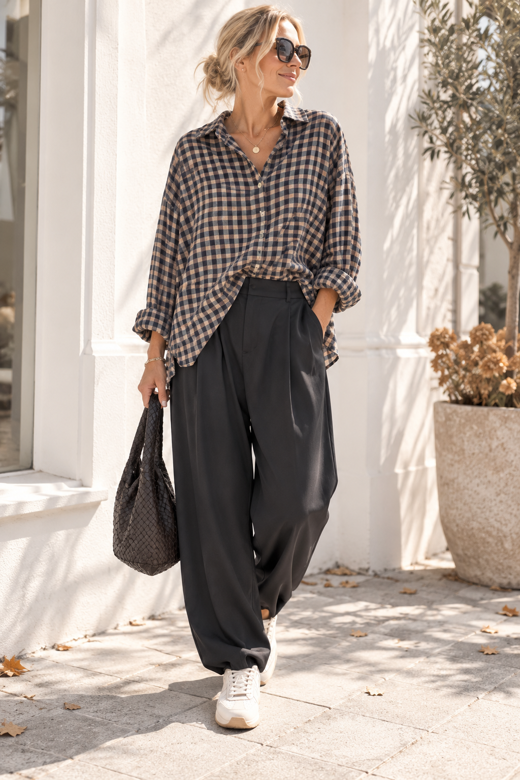 Butterstoff Ballonhose HO0106 | Made in Italy Gr 34-42-44 Hose