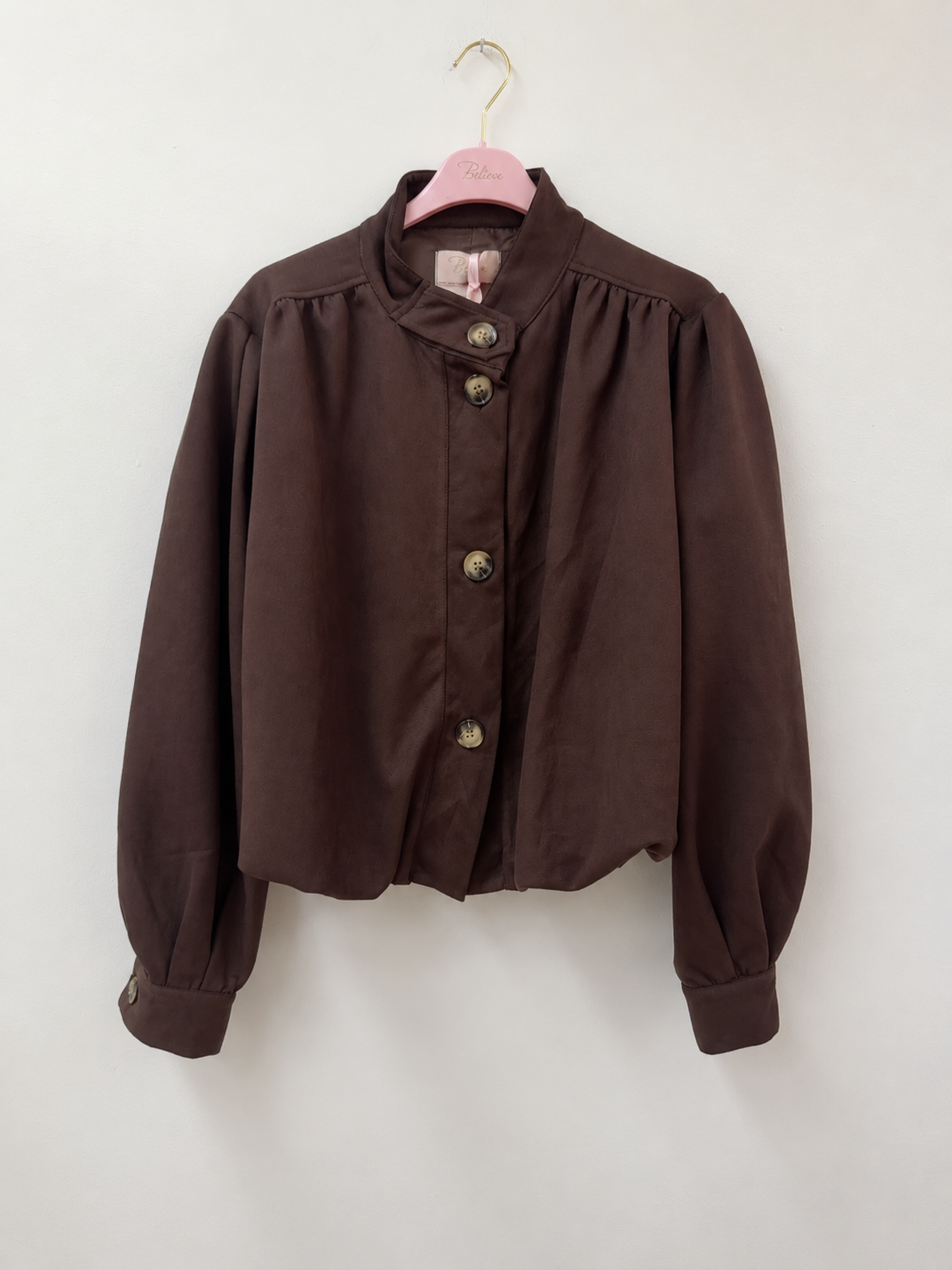 Jacke Veloursleder-Optik I J0036 I Made in Italy 34-42