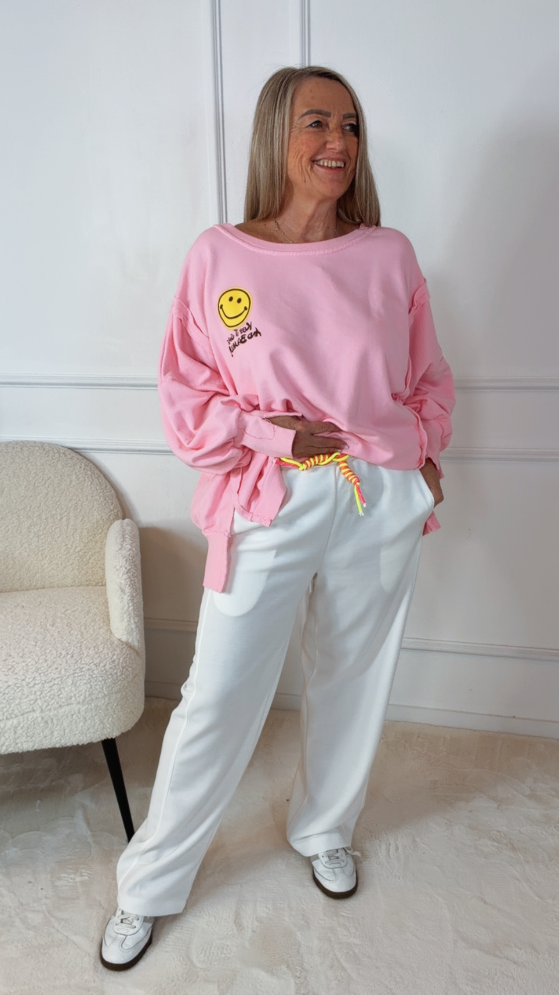 Jogpant „Allegra“ Made in Italy Butterstoff