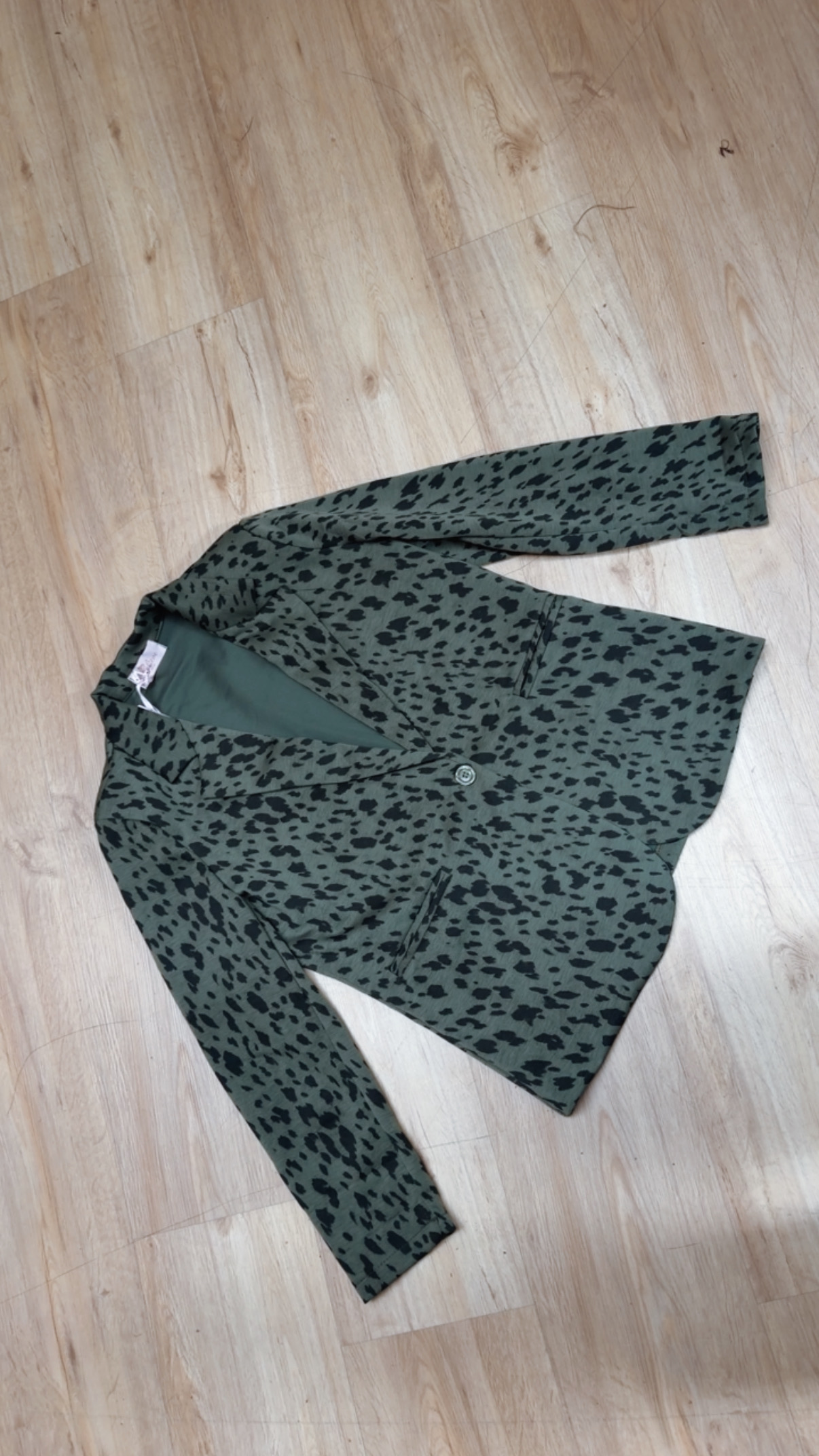 Blazer REH militär/schwarz Lässig, bequem & stilvoll BL0189 I Made in Italy Größenartikel