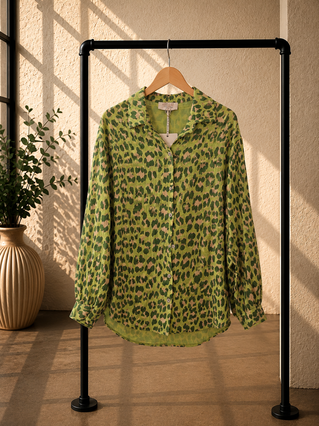Bluse Musselin Leo Kiano Made in Italy 34-42/44