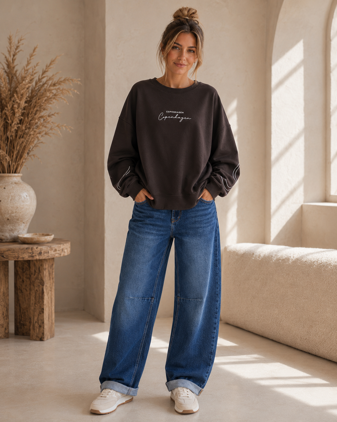 Sweatshirt Copenhagen I NO. SW0016 I lässiger Oversize-Look I Made in Italy 34-42/44