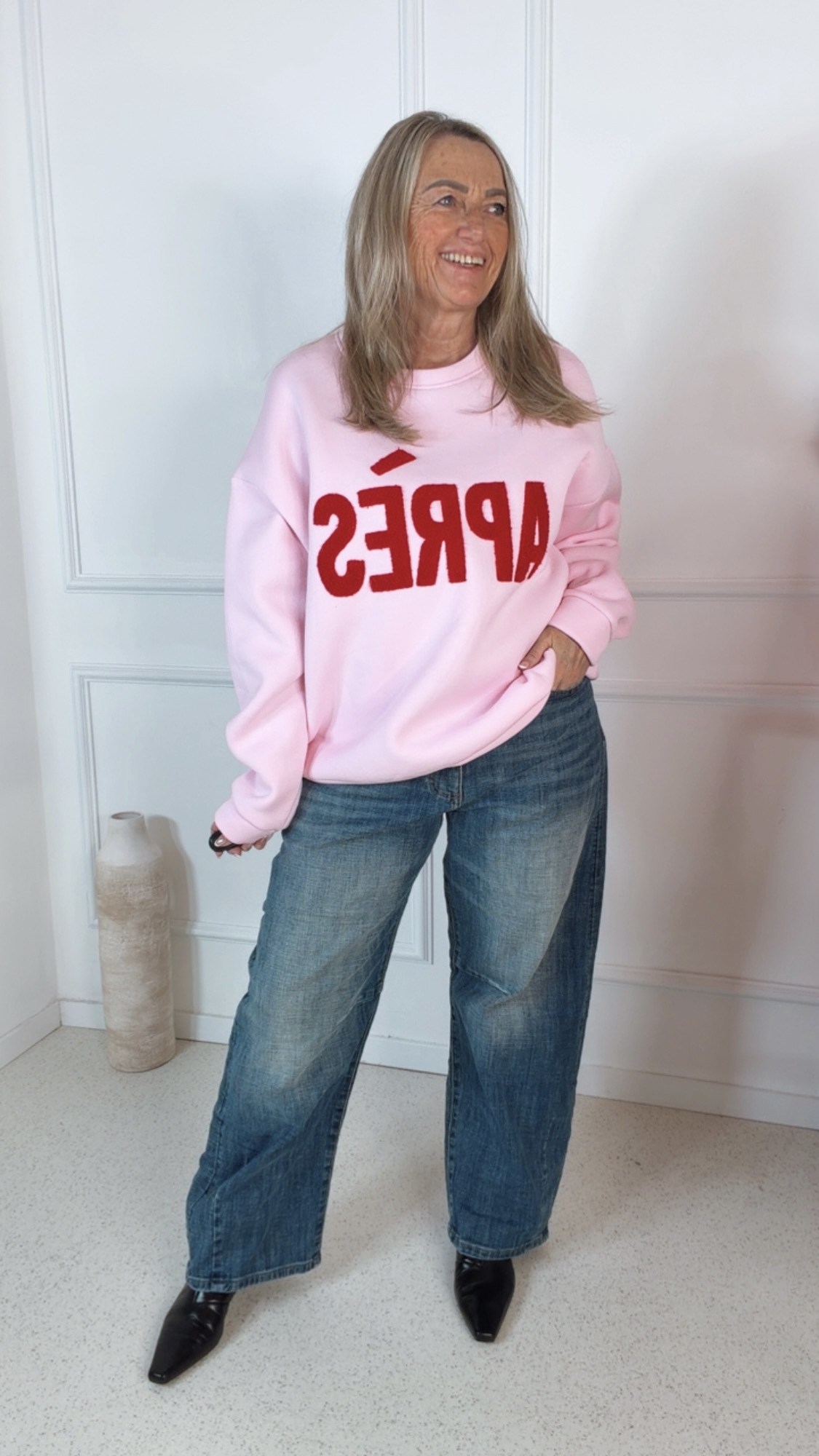 BASIC SWEATER APRES Made in Italy 36 - 42 Pullover