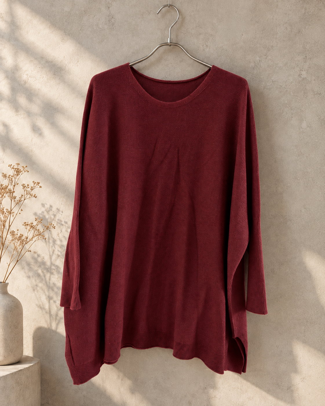 OVERSIZE KNIT SWEATER SIGRID Made in Italy 34-44/46 Strick Pullover