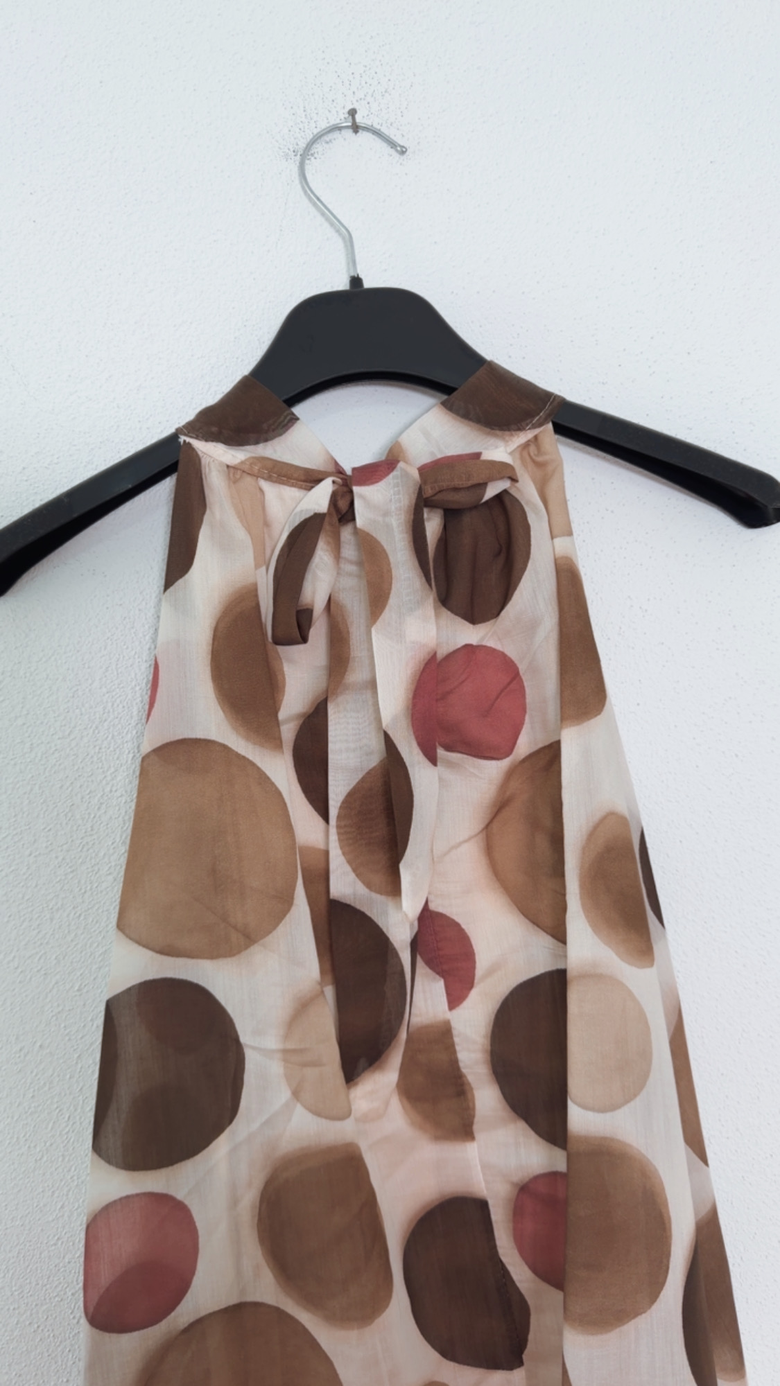 Polka Dots Kleid Zakynthos – Made in Italy | Passend bis zu einer guten Größe 42