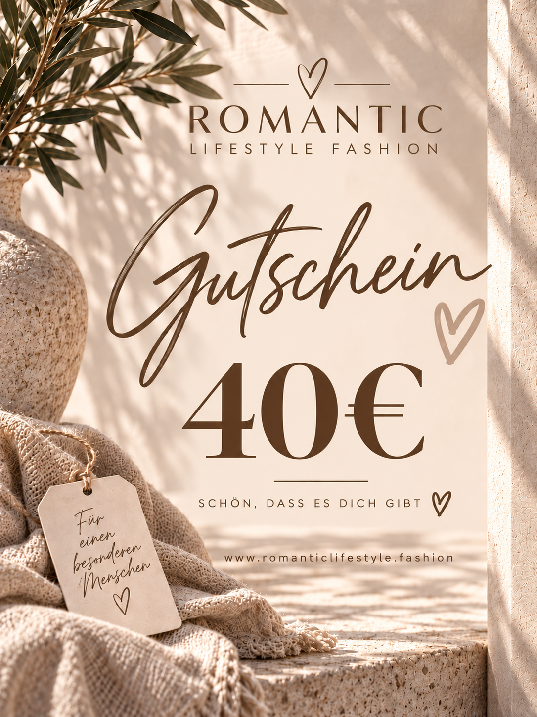 GESCHENKGUTSCHEIN 40€