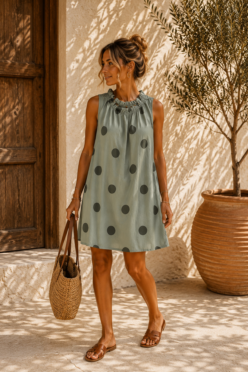 Dots-Kleid Zola Made in Itlay 34-40/42