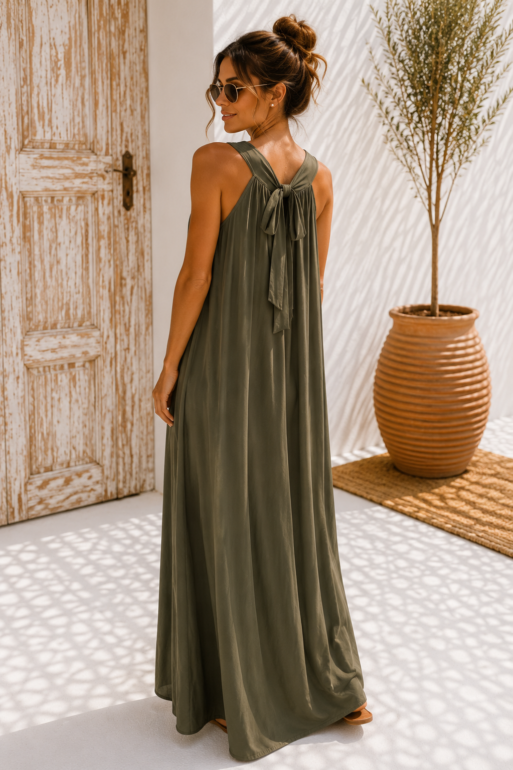 Kofferkleid Kleid „Amboseli“ lang – Dein stilvoller Begleiter für jeden Sommertag Made in Italy Gr 34-42
