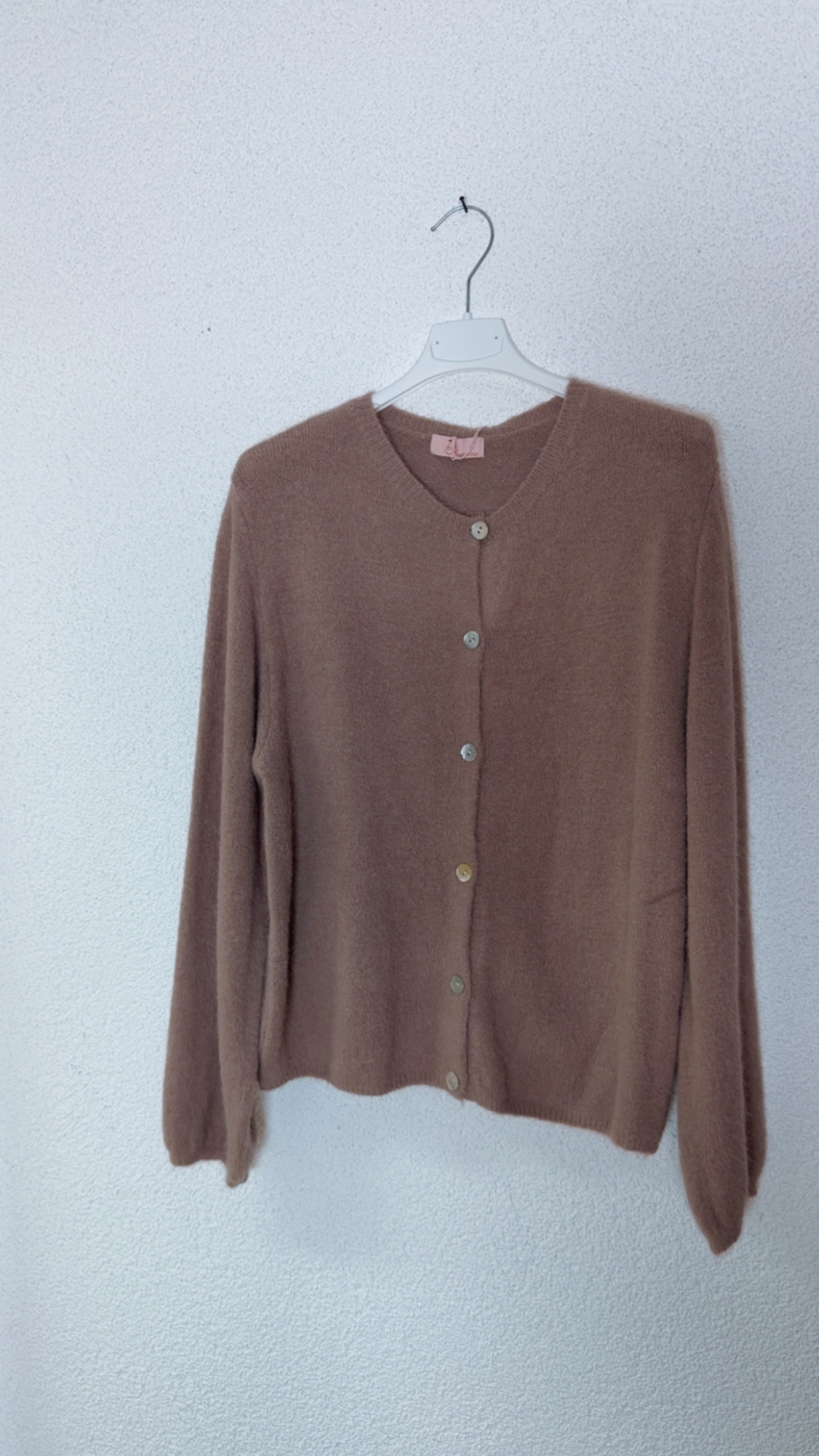 Kuschelige Strickjacke Elara mit Angora Made in Italy Gr 34-42