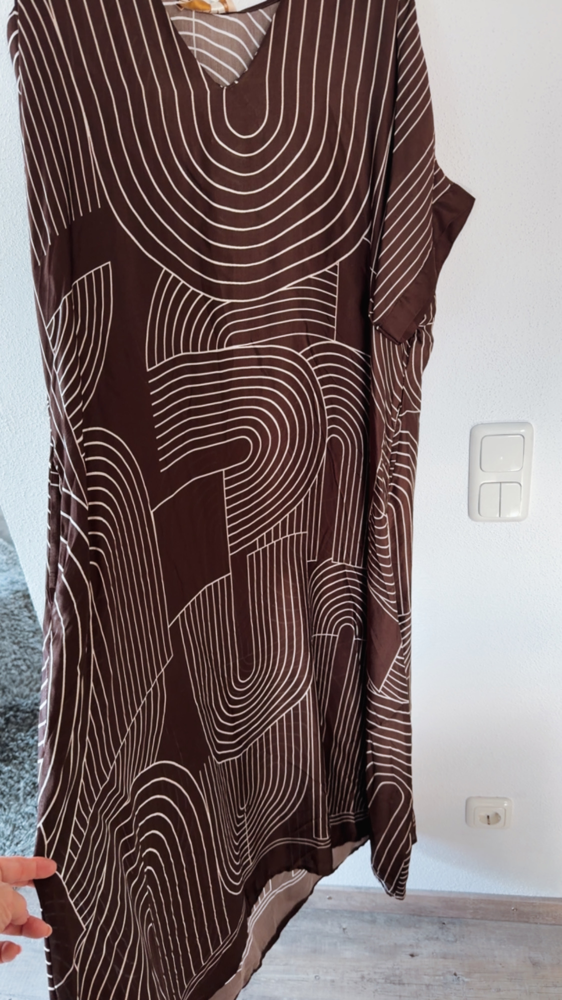 Maxi-Kleid Viskose-Seidenkleid Vanessa Made in Italy Gr. 34-42/44