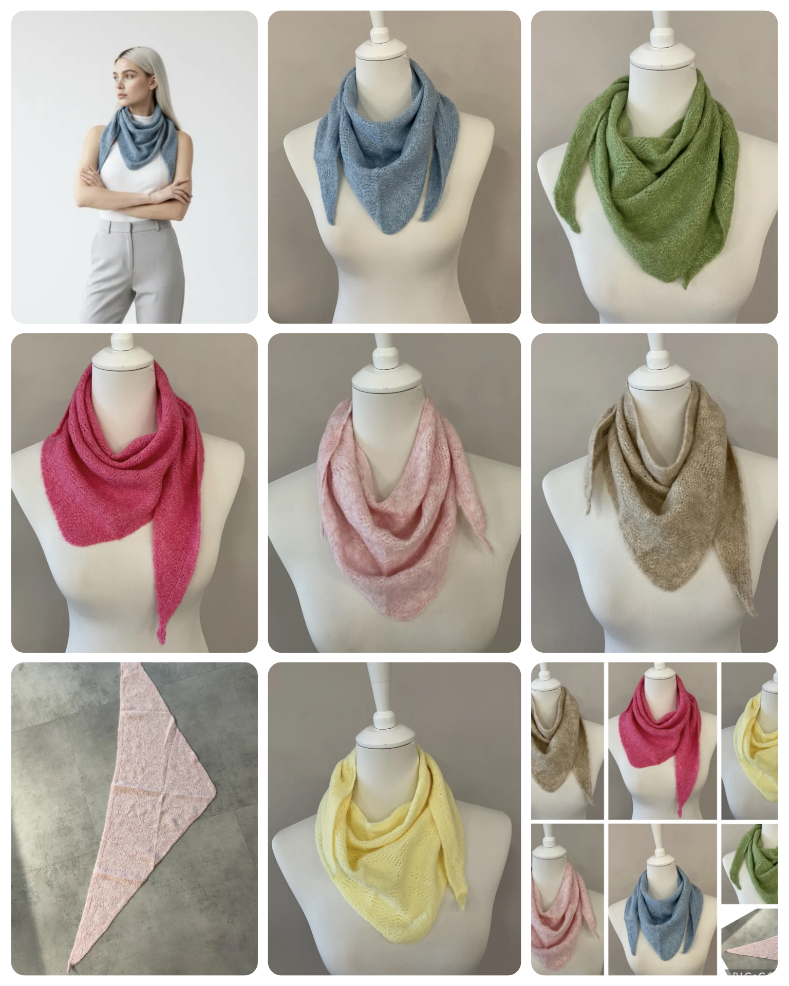 Uni-Tuch „Lunaria“ – Weiches Dreieckstuch