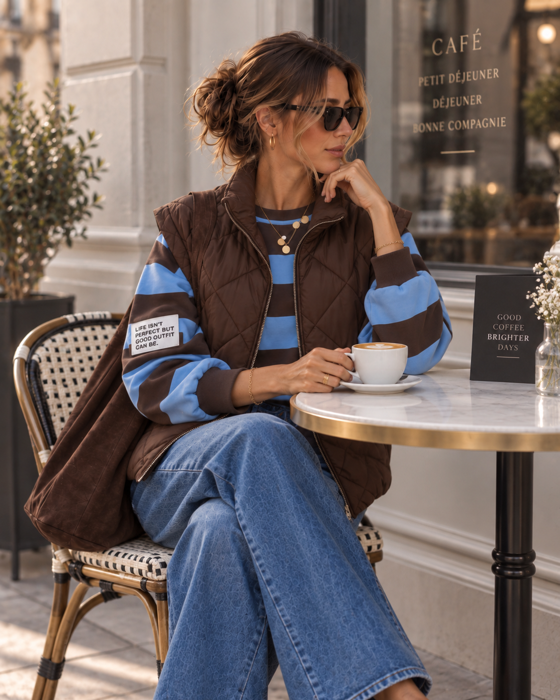 Steppjacke Svenja – Made in Italy – lässiger Spätsommer-Look Gr. 34-42