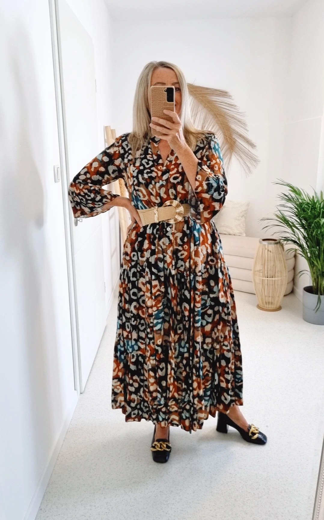 MAXI TUNIKA DRESS SAFARI PETROL 34-42 Made in Italy langes Kleid Hängerchen Tunikakleid MAXI TUNIKA DRESS SAFARI PETROL 34-42 Made in Italy langes Kleid Hängerchen Tunikakleid