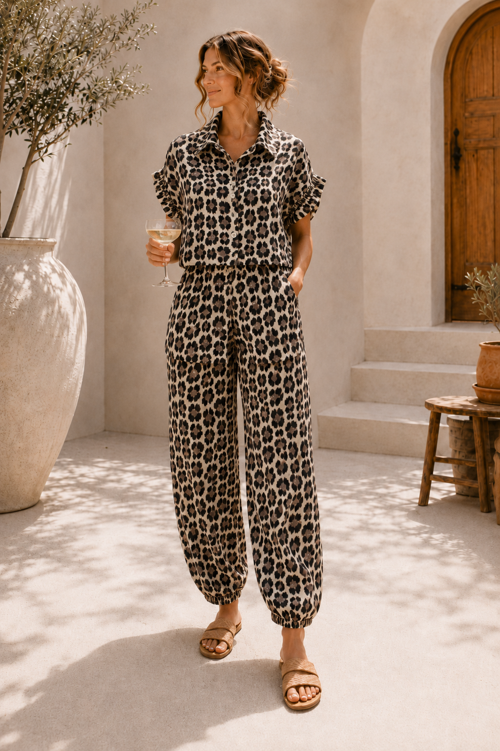 Set Alessa – Bluse & Hose Made in Italy 34-42