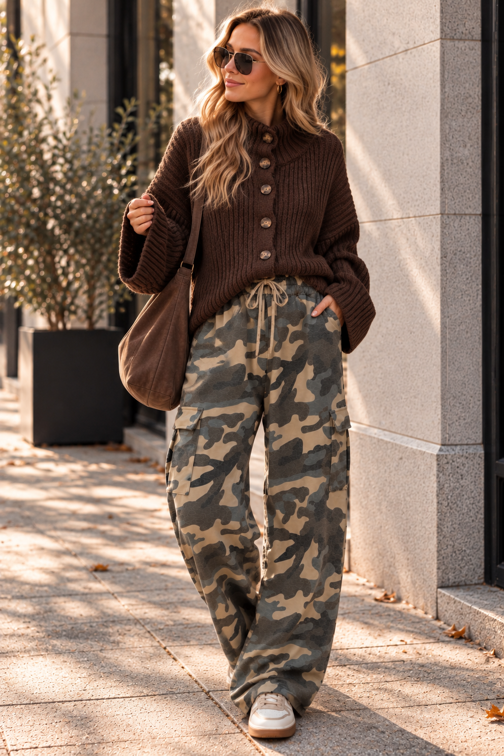 Cozy Strickjacke mit Knopfleiste I SJ0151 I 34-44 I Made in Italy