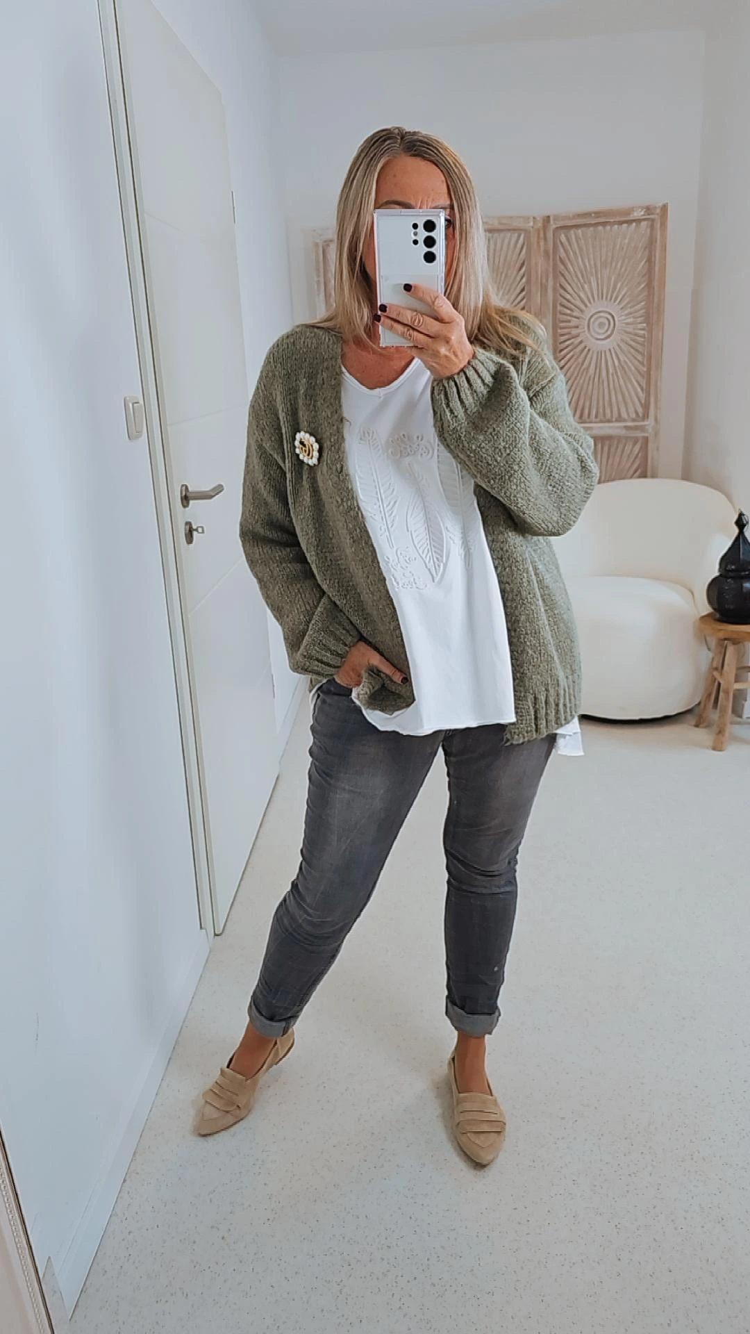 KNIT CARDIGAN ELVIRA 34-40 Made in Italy kurze Strick Jacke Oversize
