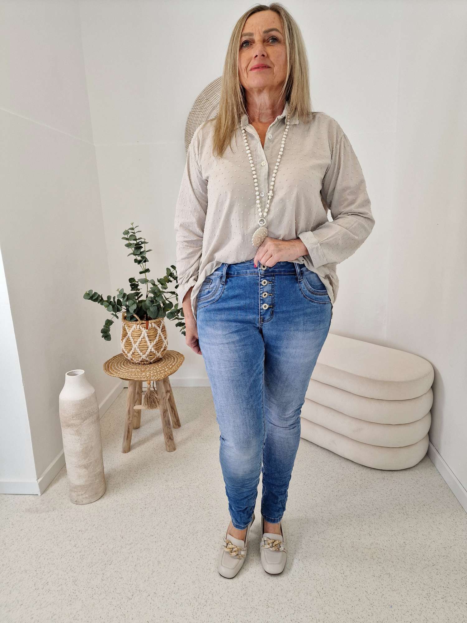 BASIC JEANS THEO Denim Blue Made in Italy Varantenartikel BASIC JEANS THEO Denim Blue Made in Italy Varantenartikel