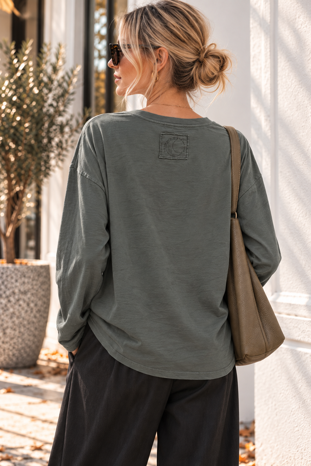 Love to the Moon Longsleeve I LS0154 I 34-42 I Made in Italy 