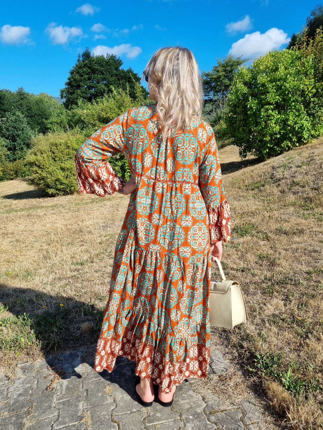 MAXI TUNIKA DRESS ISABELL ROST MINT 34-40/42 Made in Italy langes Kleid Hängerchen Tunikakleid MAXI TUNIKA DRESS ISABELL ROST MINT 34-40/42 Made in Italy langes Kleid Hängerchen Tunikakleid