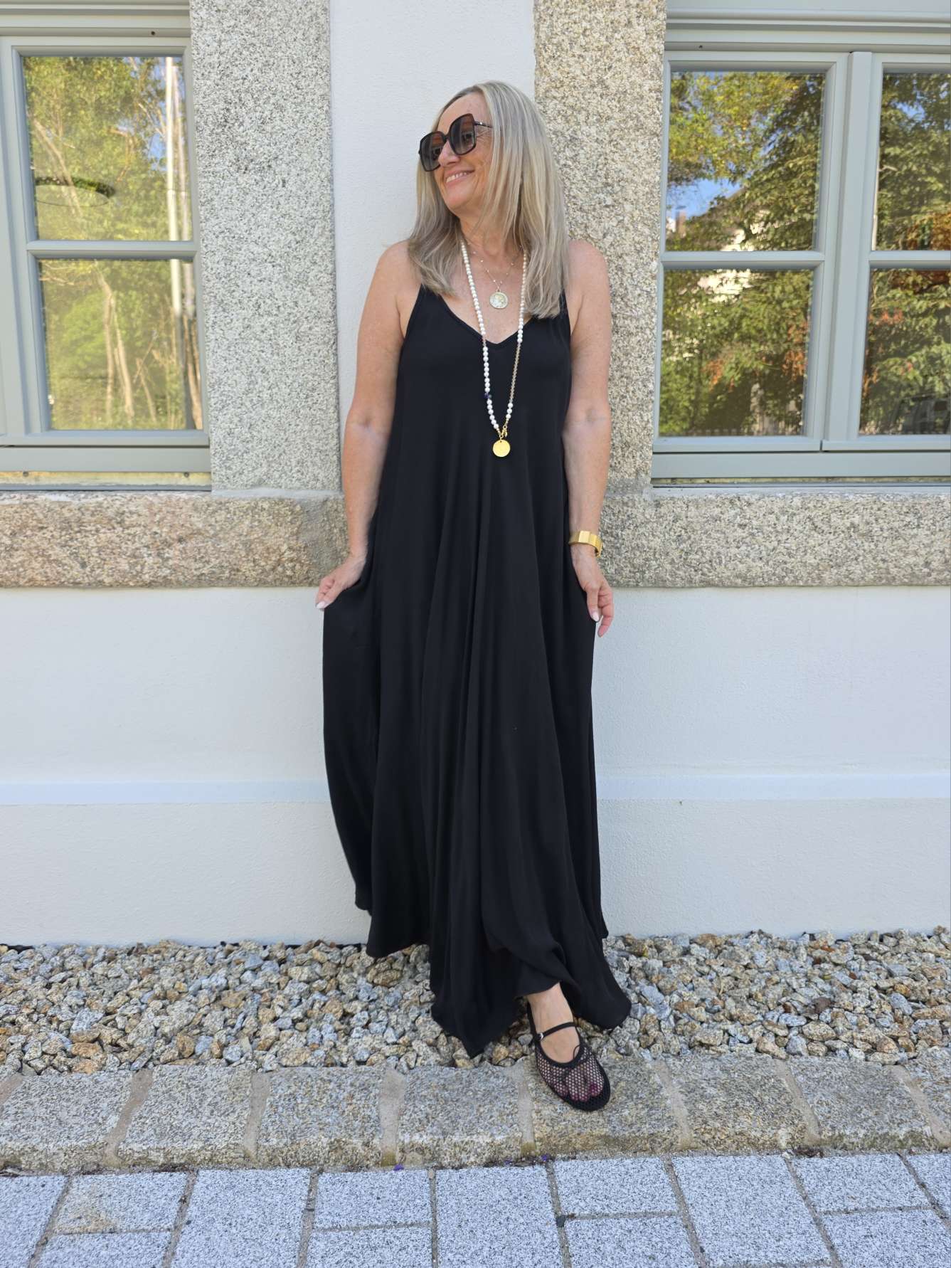 SPAGHETTIKLEID CAPRI UNI LANG 34-40/42 Made in Italy SPAGHETTIKLEID CAPRI UNI LANG 34-40/42 Made in Italy