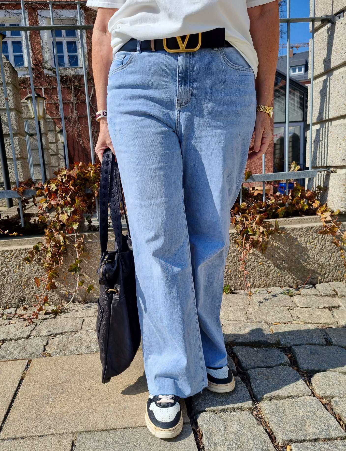 MARLENE JEANS ALEX - VARIANTENARTIKEL Denim Schlag Hose blue MARLENE JEANS ALEX - VARIANTENARTIKEL Denim Schlag Hose blue